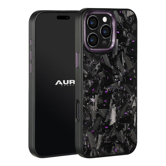 iPhone Large Forged Carbon Flakes Case EVO |MagSafe| Amethyst