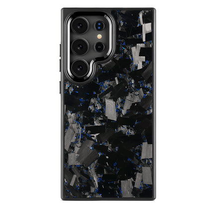 Samsung Large Forged Carbon Flakes Case EVO |MagSafe| Sapphire