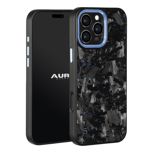 iPhone Large Forged Carbon Flakes Case EVO |MagSafe| Sapphire