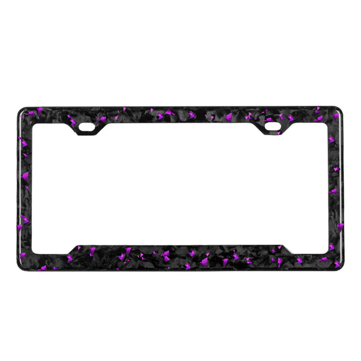 Forged Carbon License Plate | Amethyst