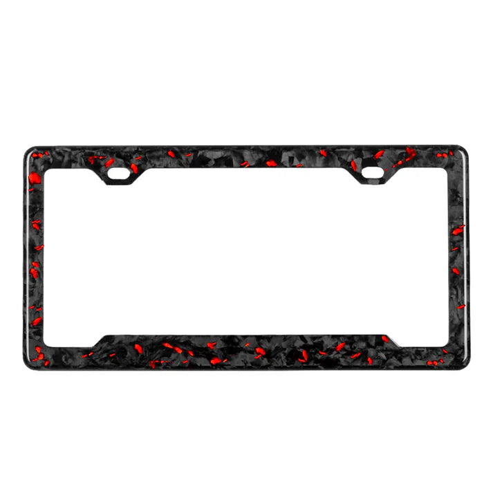 Forged Carbon License Plate | Ruby