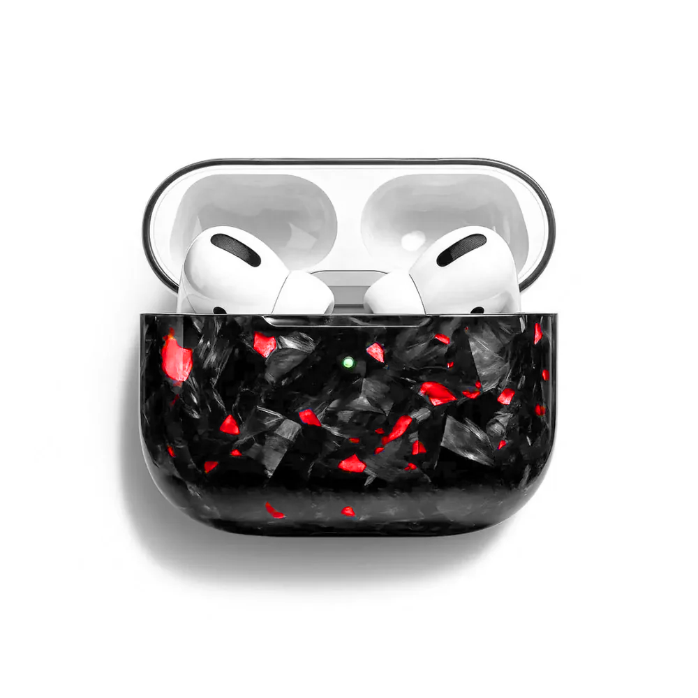 Forged Carbon AirPods Case | Ruby