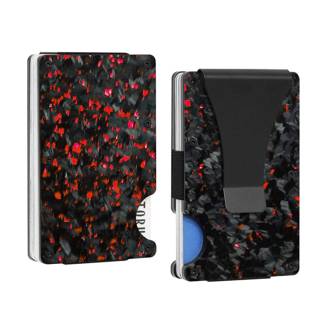 Forged Carbon Card Holder | Ruby