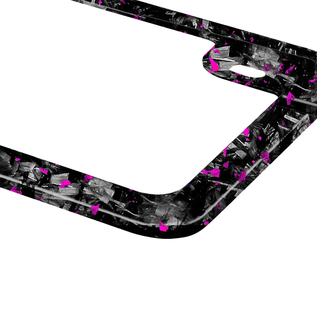 Forged Carbon Motorcycle License Plate | Amethyst