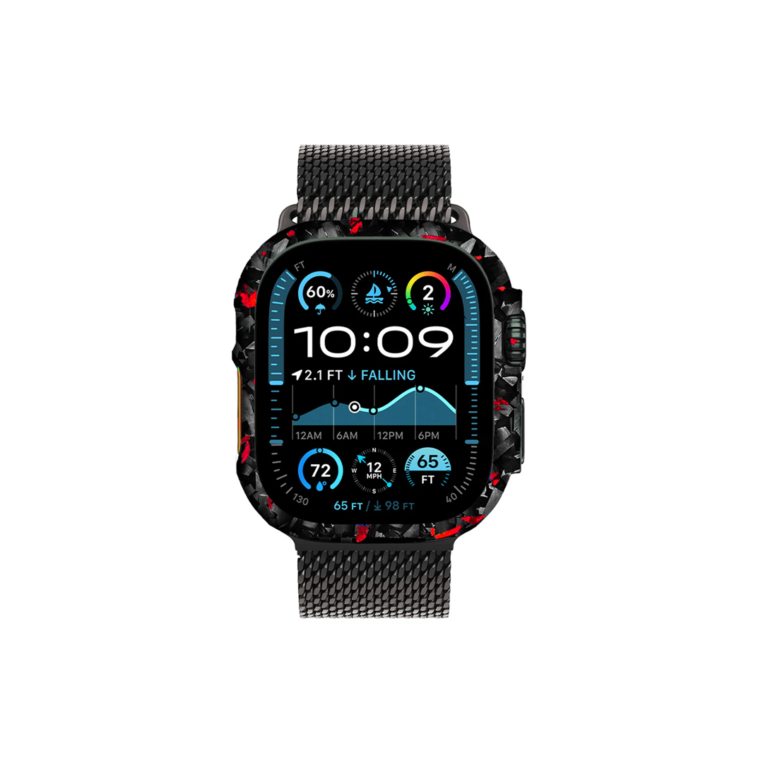 Apple Watch Forged Carbon Case | Ruby