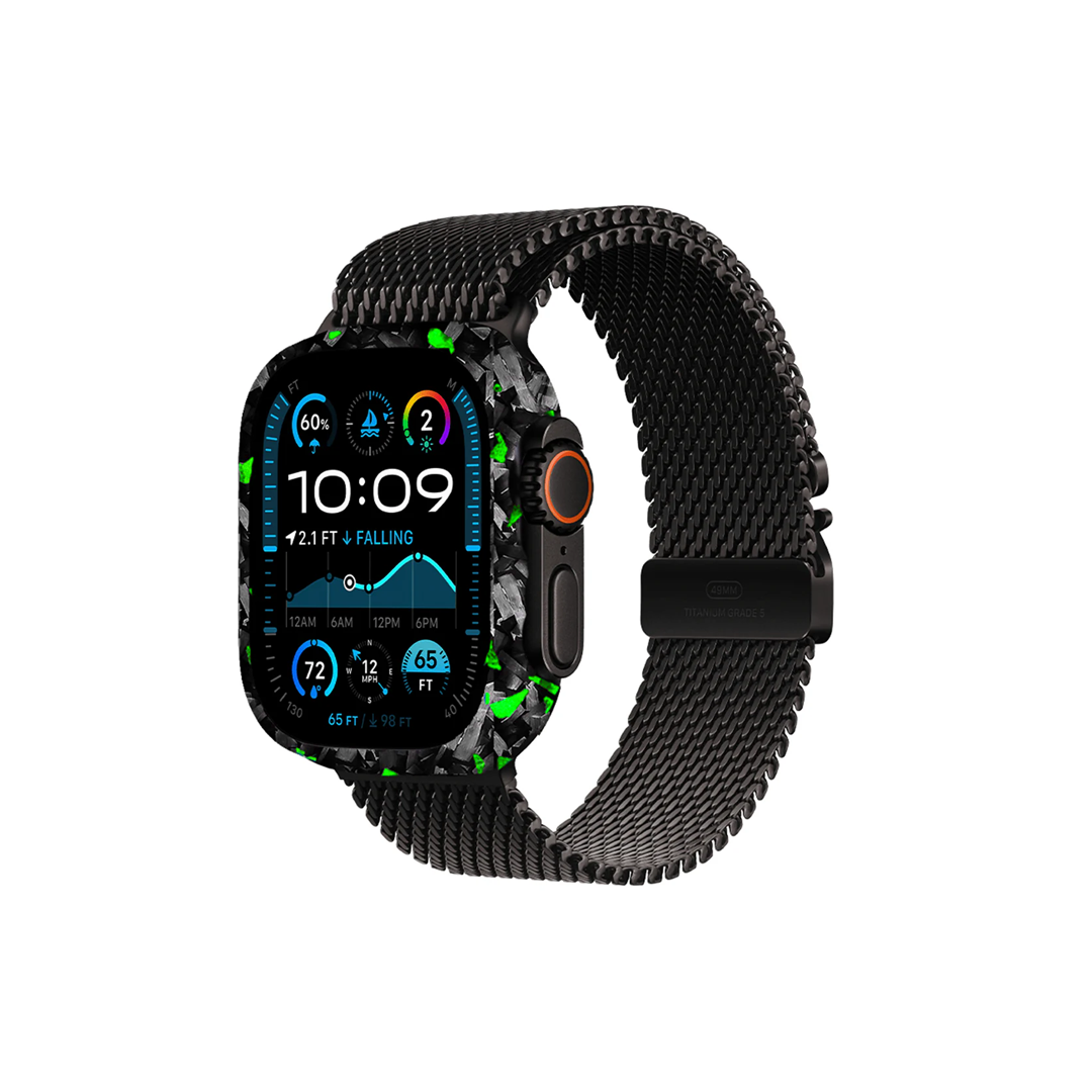Apple Watch Forged Carbon Case | Emerald