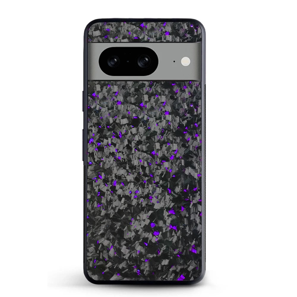 Google Pixel Small Forged Carbon Flakes Case FLEX | Amethyst