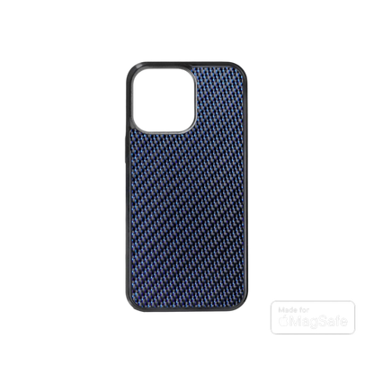 iPhone Carbon Fiber Magsafe Case - Sapphire