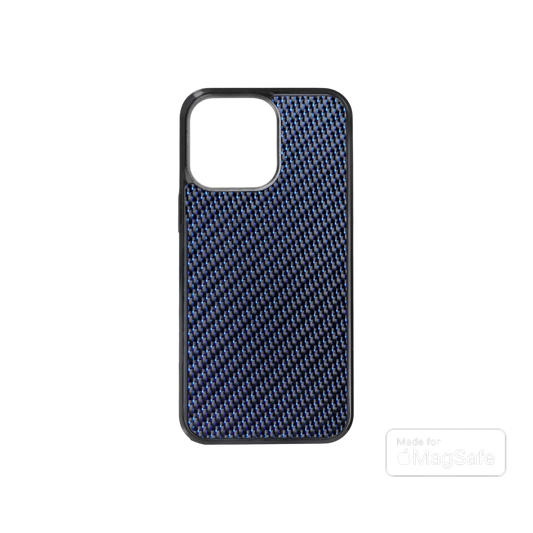 iPhone Carbon Fiber Magsafe Case - Sapphire