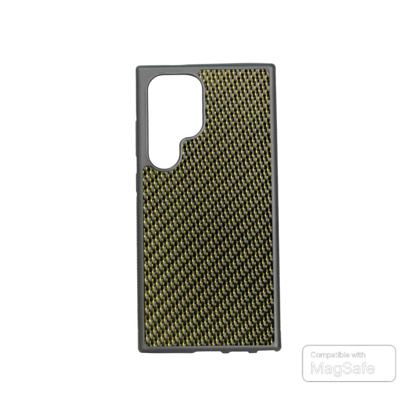 Samsung Carbon Fiber Magsafe Case - Gold