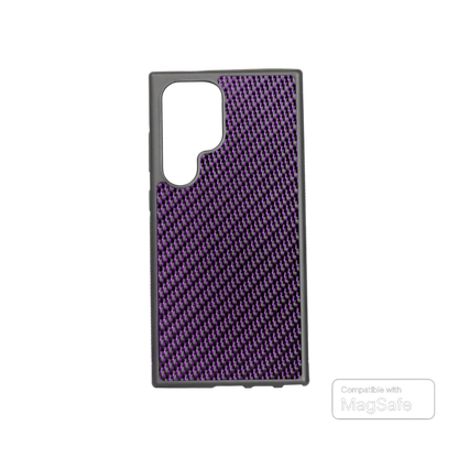 Samsung Carbon Fiber Magsafe Case - Amethyst