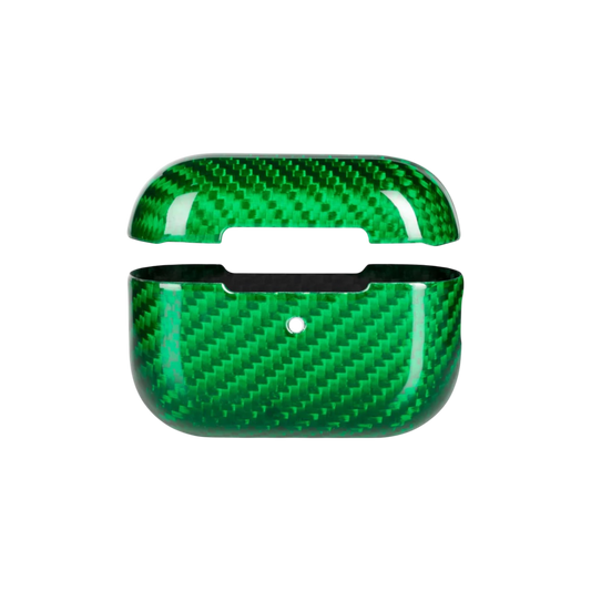 Carbon Fiber AirPods Case - Emerald