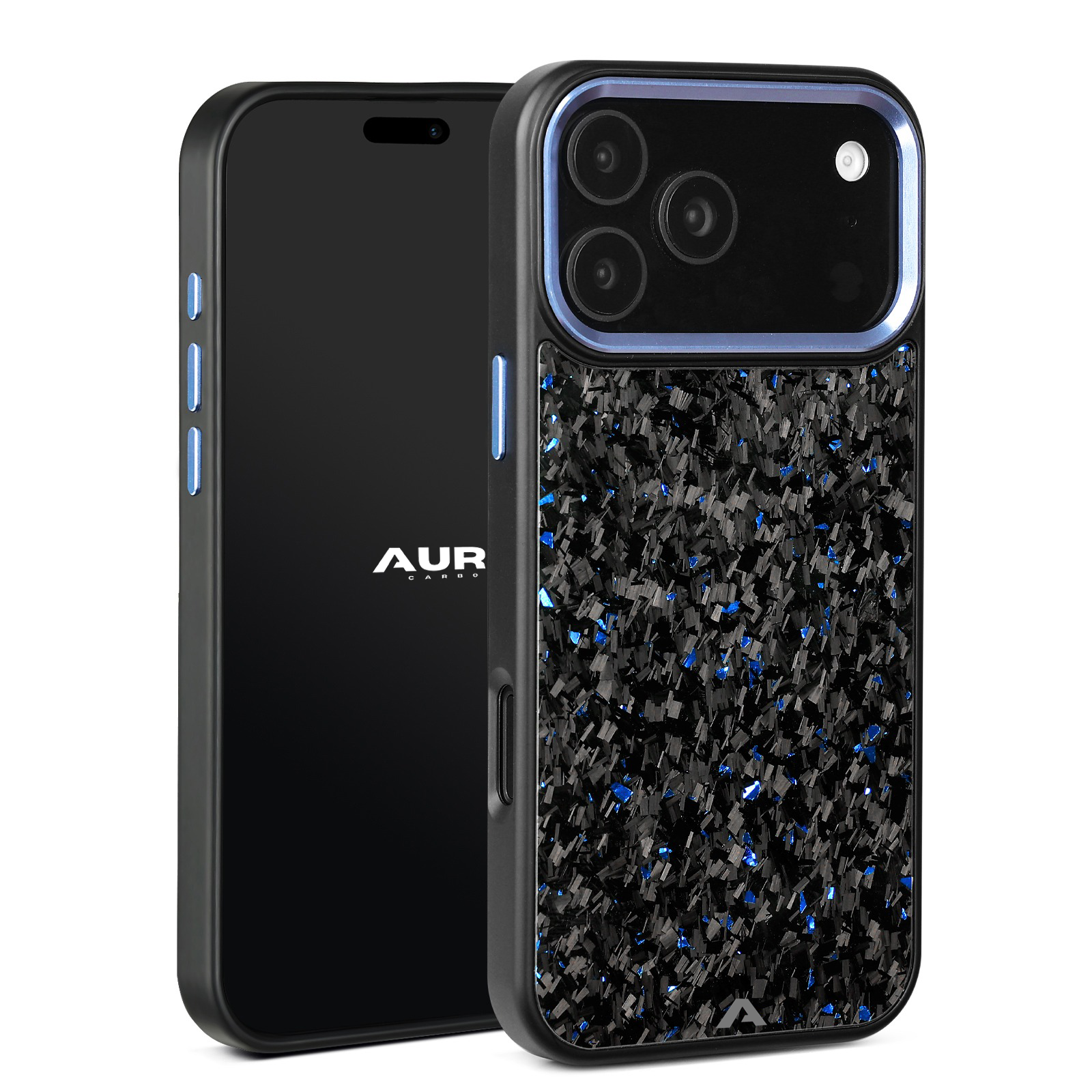 iPhone Small Forged Carbon Flakes Case EVO |MagSafe| Sapphire