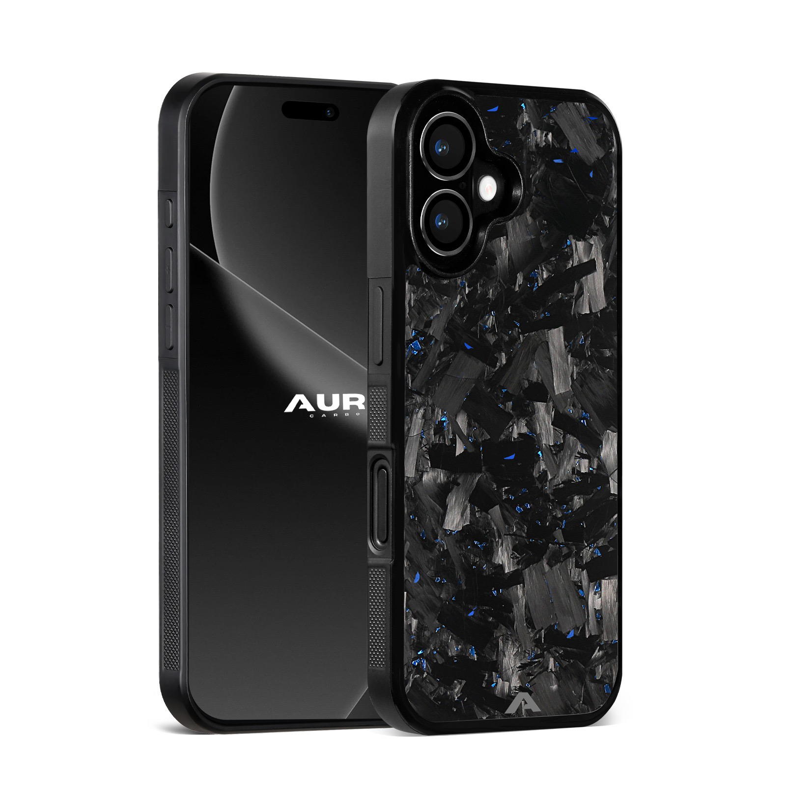 iPhone Large Forged Carbon Flakes Case FLEX |MagSafe| Sapphire