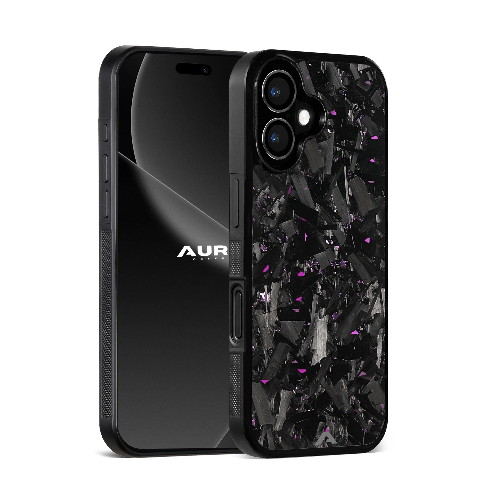 iPhone Large Forged Carbon Flakes Case FLEX |MagSafe| Amethyst