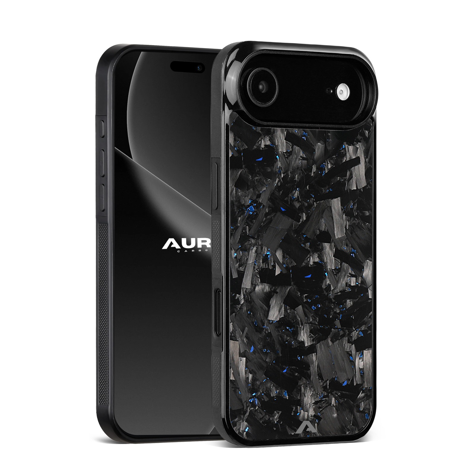 iPhone Large Forged Carbon Flakes Case FLEX |MagSafe| Sapphire