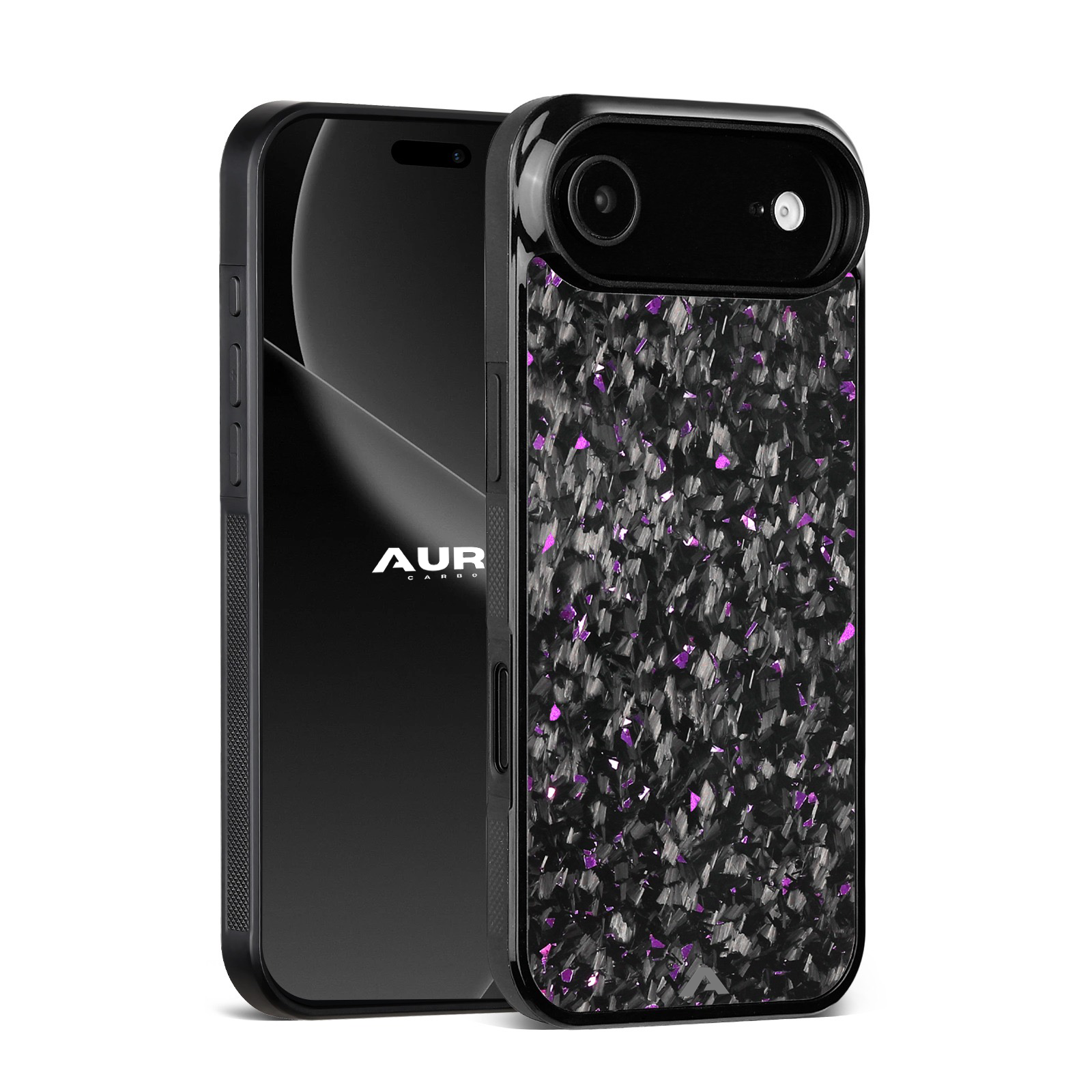 iPhone Small Forged Carbon Flakes Case FLEX |MagSafe| Amethyst