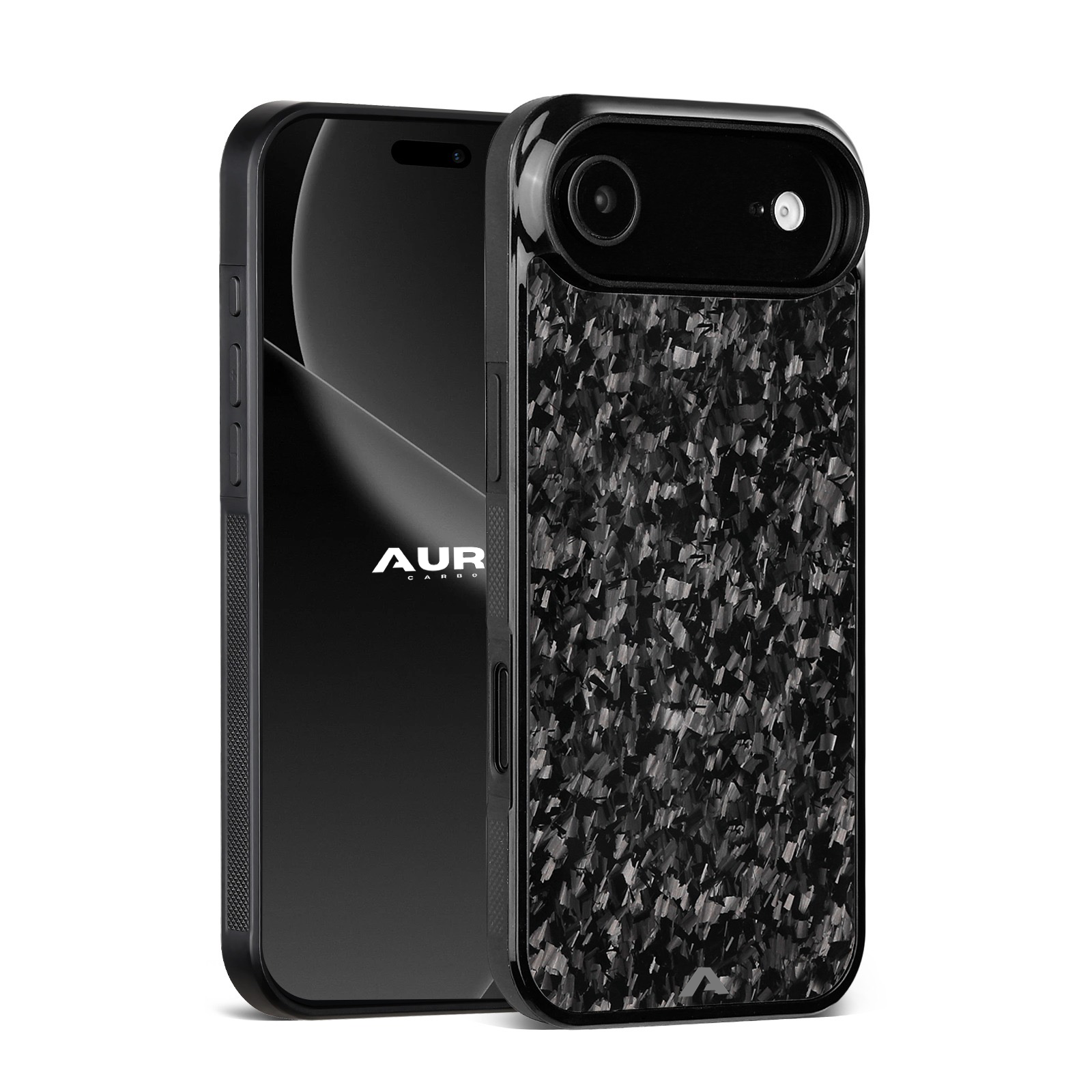 iPhone Small Forged Carbon Flakes Case FLEX |MagSafe| Obsidian