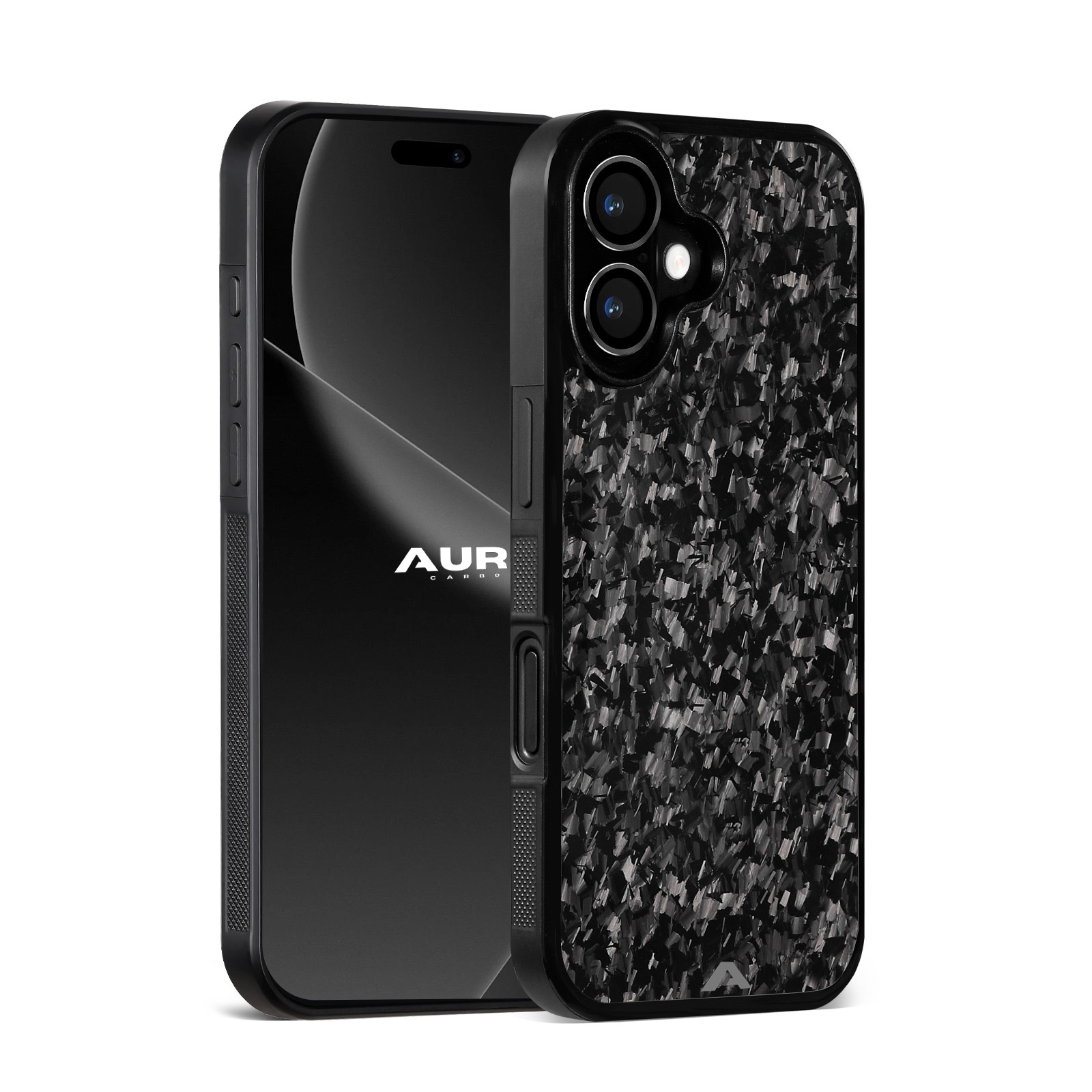 iPhone Small Forged Carbon Flakes Case FLEX |MagSafe| Obsidian