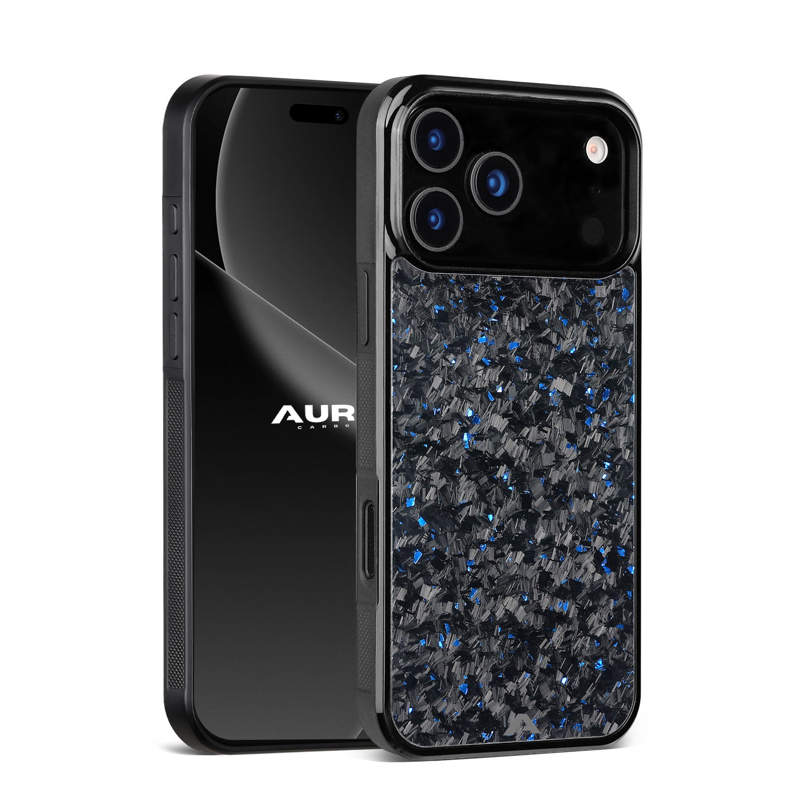 iPhone Small Forged Carbon Flakes Case FLEX |MagSafe| Sapphire