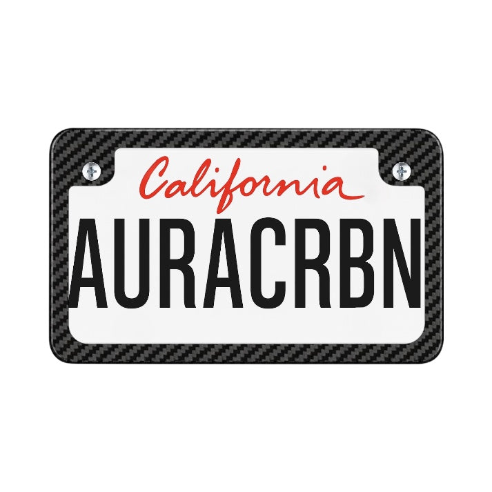 Carbon Fiber Motorcycle License Plate | Classic